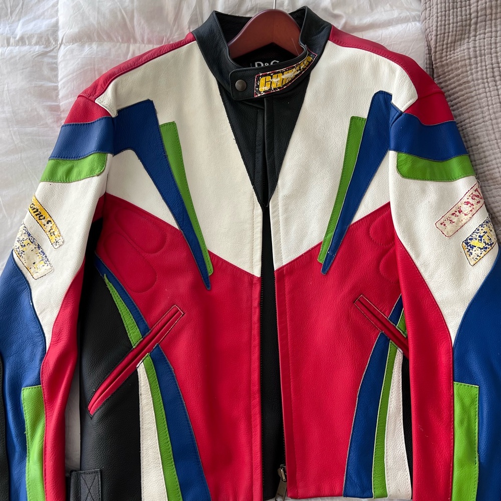Dolce & Gabbana leather jacket 
Made in Italy  excellent condition